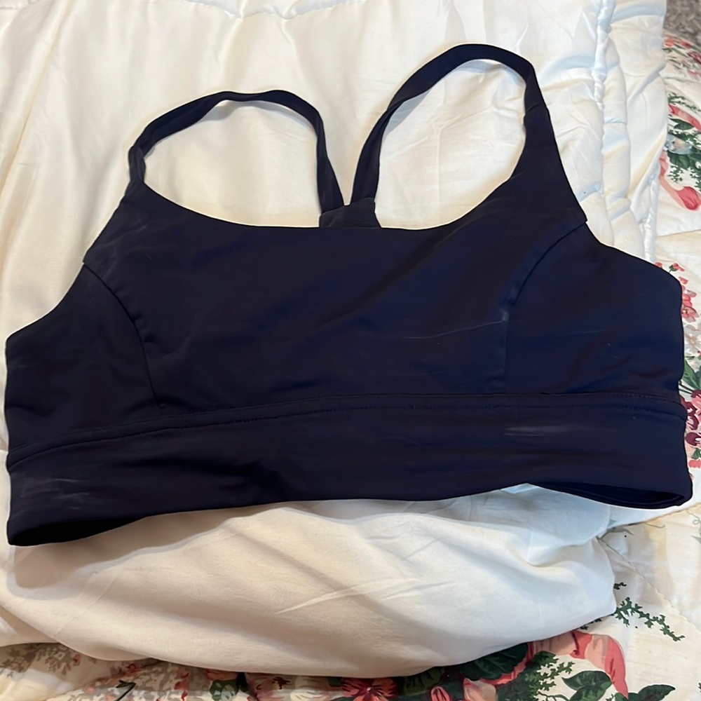 Small lululemon sports bra navy